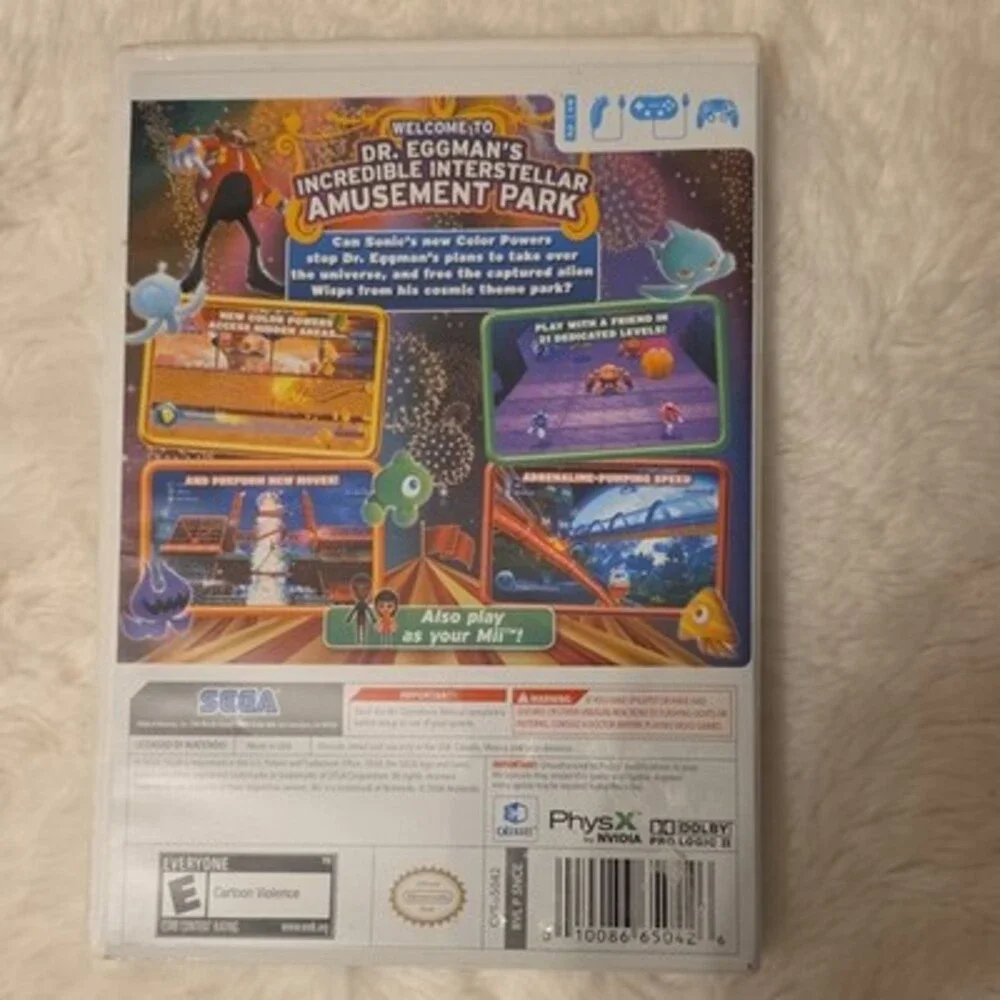 Sonic Colors (Nintendo Wii) - CIB Complete - Tested & Working